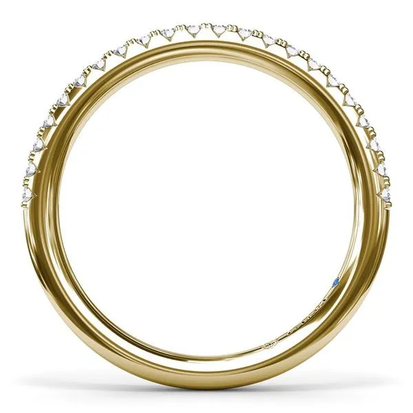 14K Diamond Wedding Band Image 3 Elgin's Fine Jewelry Baton Rouge, LA