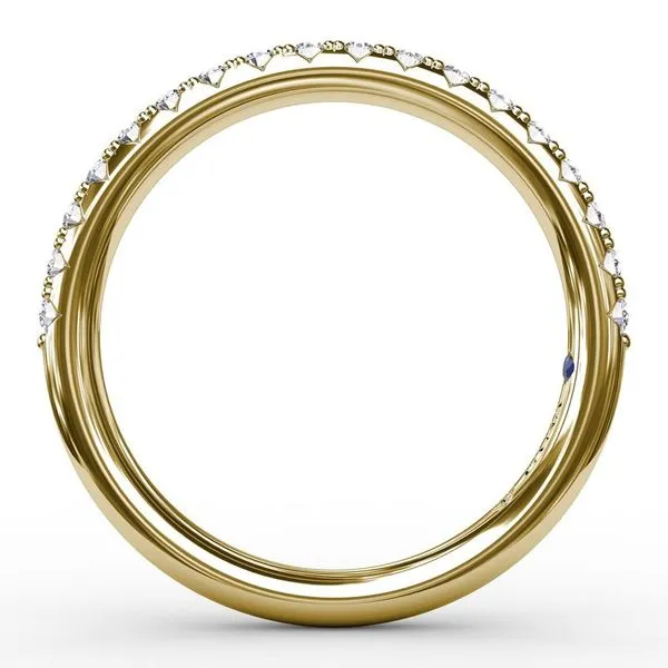 14K Yellow Gold Diamond Wedding Band Image 2 Elgin's Fine Jewelry Baton Rouge, LA