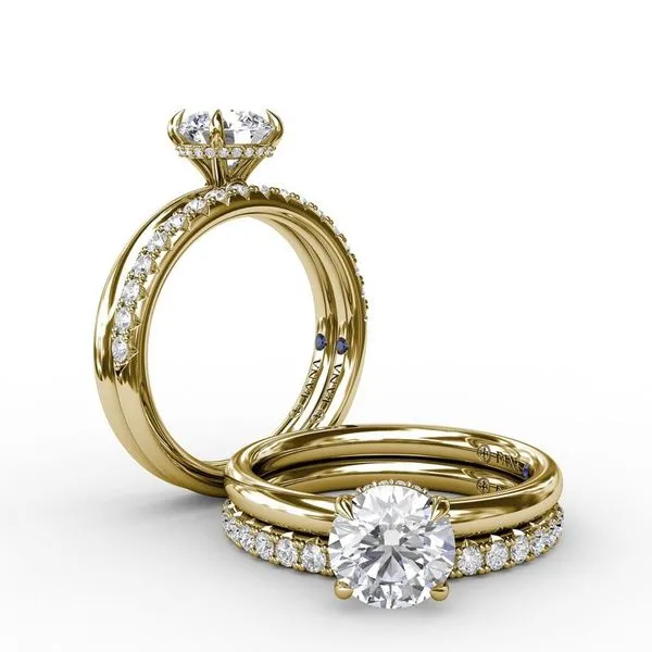 14K Yellow Gold Diamond Wedding Band Image 3 Elgin's Fine Jewelry Baton Rouge, LA