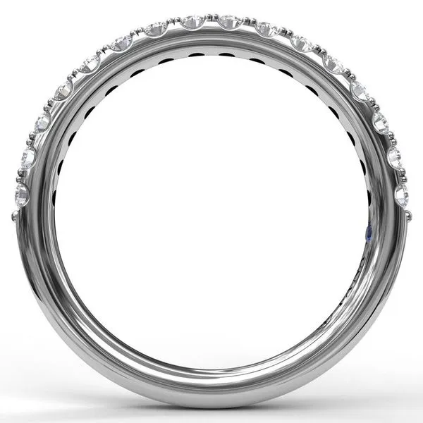 14kt White Gold Diamond Wedding Band Image 2 Elgin's Fine Jewelry Baton Rouge, LA