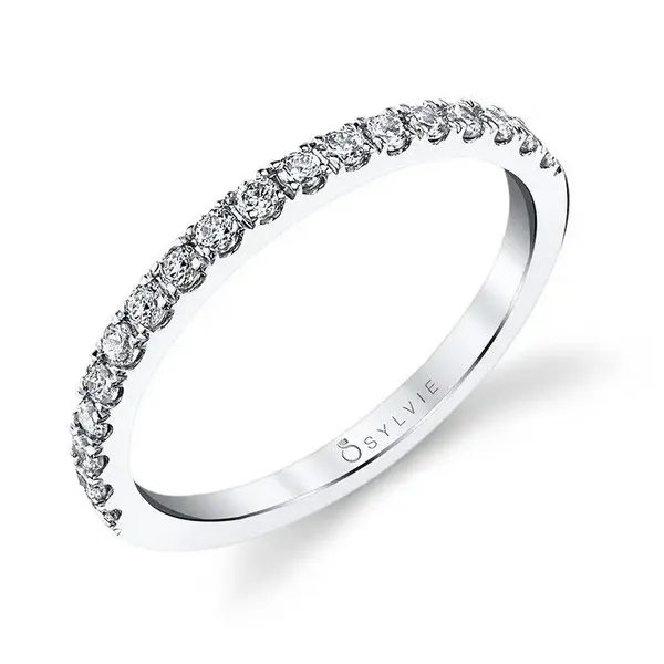 White Gold Diamond Wedding Band Elgin's Fine Jewelry Baton Rouge, LA