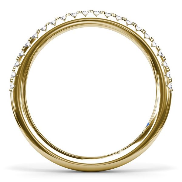 14K Diamond Wedding Band Image 3 Elgin's Fine Jewelry Baton Rouge, LA