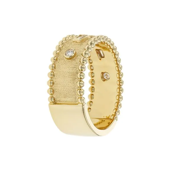14K Yellow Gold Diamond Fashion Ring Image 2 Elgin's Fine Jewelry Baton Rouge, LA