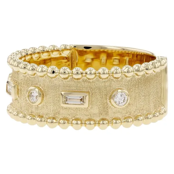14K Yellow Gold Diamond Fashion Ring Image 3 Elgin's Fine Jewelry Baton Rouge, LA
