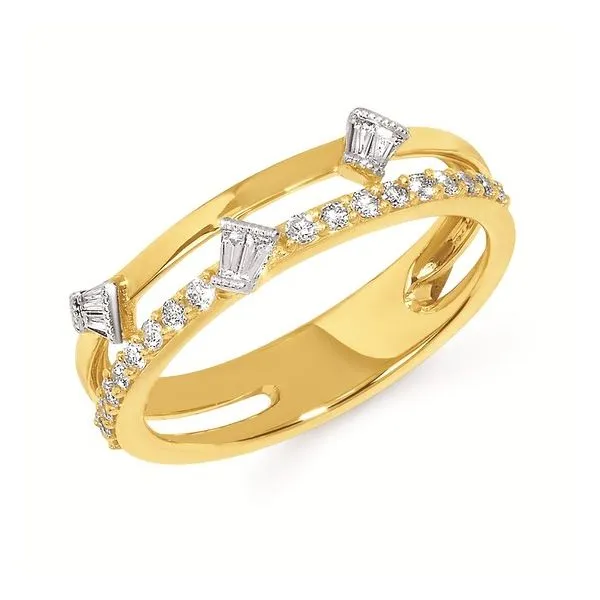 Double Row Diamond Fashion Ring Elgin's Fine Jewelry Baton Rouge, LA