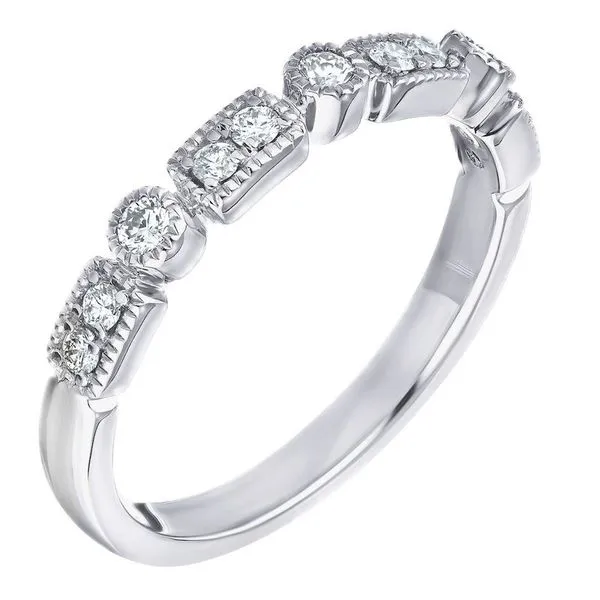 14kt White Gold Stackable Diamond Band Elgin's Fine Jewelry Baton Rouge, LA