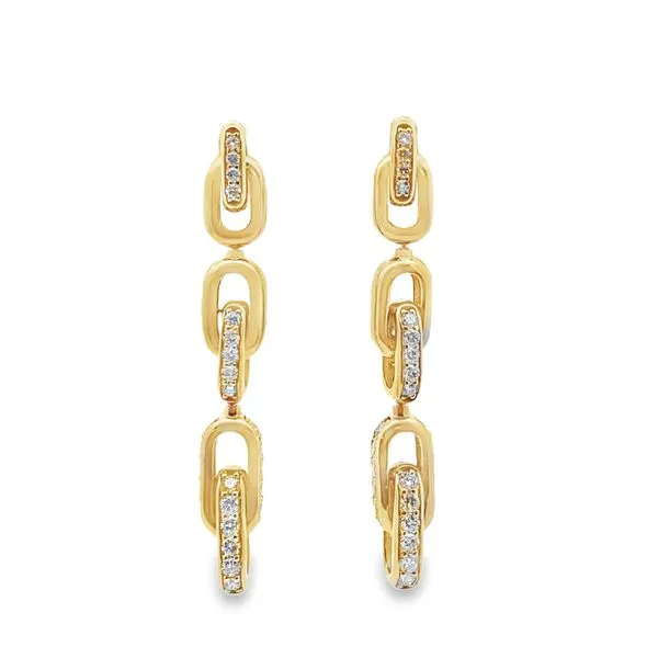 Chain Link Drop Earrings Elgin's Fine Jewelry Baton Rouge, LA