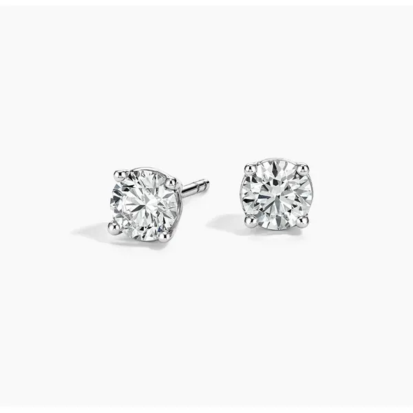14kt White Gold 2.00ctw Round Dia Stud Earrings Elgin's Fine Jewelry Baton Rouge, LA