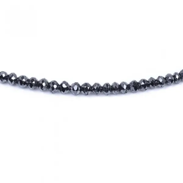 Black Diamond Beaded Necklace Image 3 Elgin's Fine Jewelry Baton Rouge, LA
