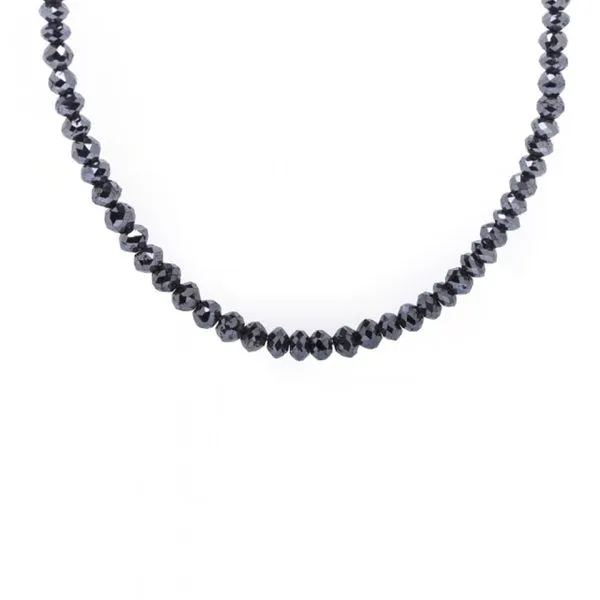 Black Diamond Beaded Necklace Image 4 Elgin's Fine Jewelry Baton Rouge, LA
