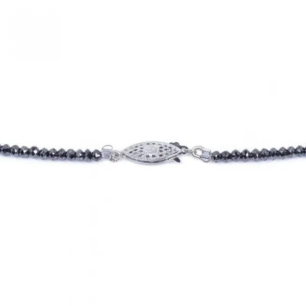 Black Diamond Beaded Necklace Image 5 Elgin's Fine Jewelry Baton Rouge, LA