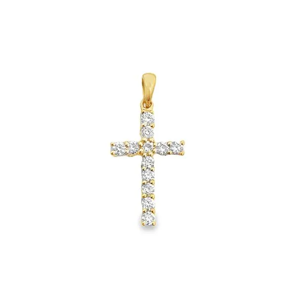 Classic Diamond Cross Pendant Elgin's Fine Jewelry Baton Rouge, LA