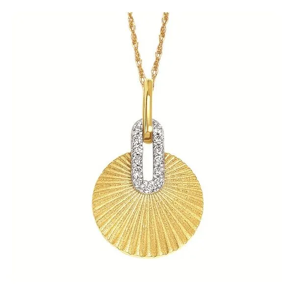 Disc Diamond Pendant Elgin's Fine Jewelry Baton Rouge, LA