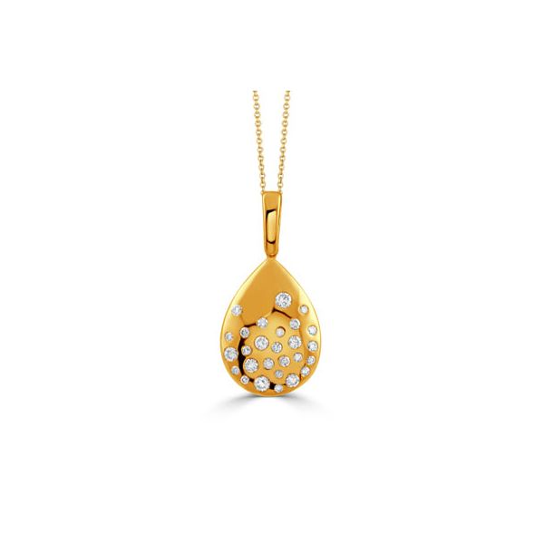 18kt Yellow Gold Diamond Pendant Elgin's Fine Jewelry Baton Rouge, LA