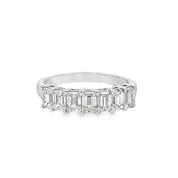 14k Lab Emerald Cut Diamond Band Elgin's Fine Jewelry Baton Rouge, LA