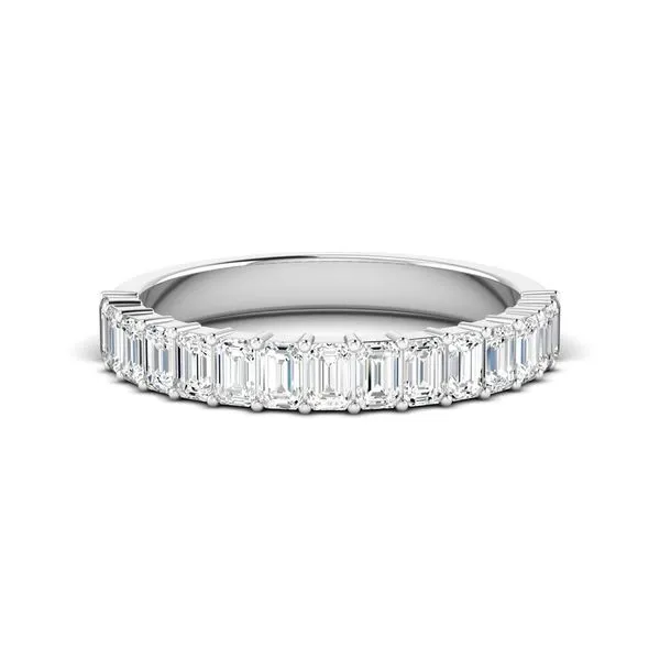 14k Emerald Cut Lab Grown Diamond Wedding Band Elgin's Fine Jewelry Baton Rouge, LA