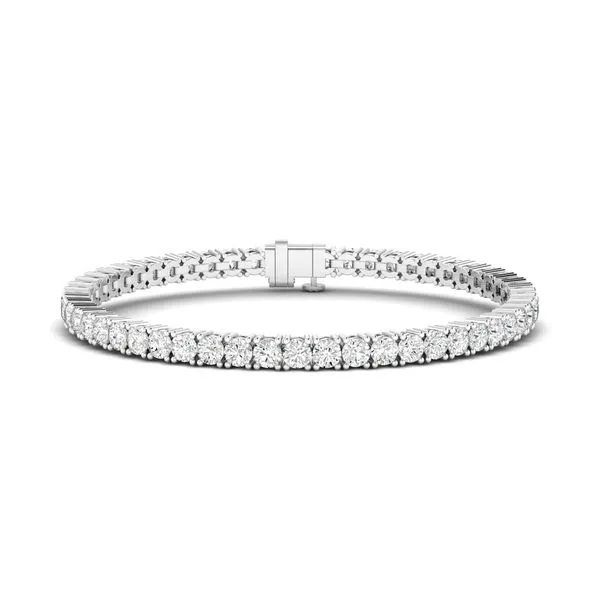 14kt White Gold Lab Grown Diamond Tennis Bracelet Elgin's Fine Jewelry Baton Rouge, LA