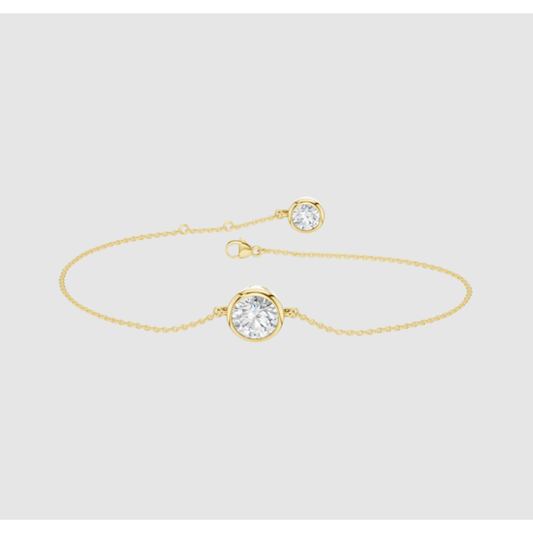 Lab Grown Round Diamond Solitaire Bracelet Elgin's Fine Jewelry Baton Rouge, LA