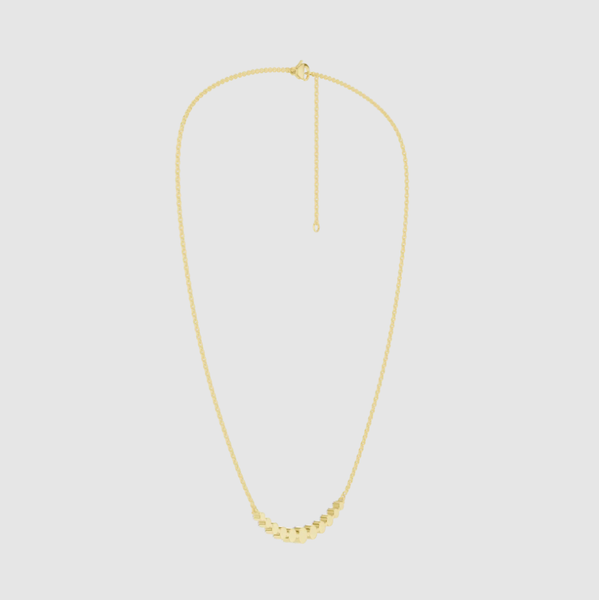 Lab Grown Graduated Diamond Necklace Image 5 Elgin's Fine Jewelry Baton Rouge, LA
