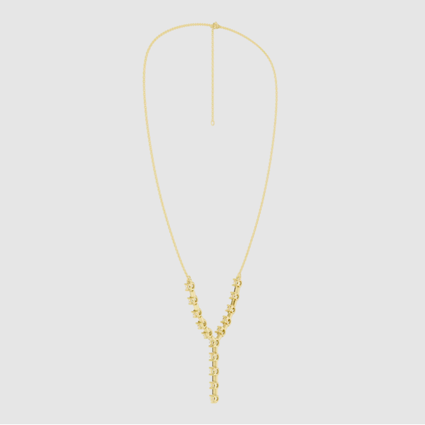 Lab Grown Diamond Y Necklace Elgin's Fine Jewelry Baton Rouge, LA