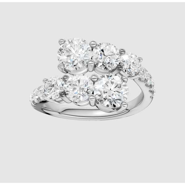 Lab Grown Round Diamond Bypass Ring Elgin's Fine Jewelry Baton Rouge, LA