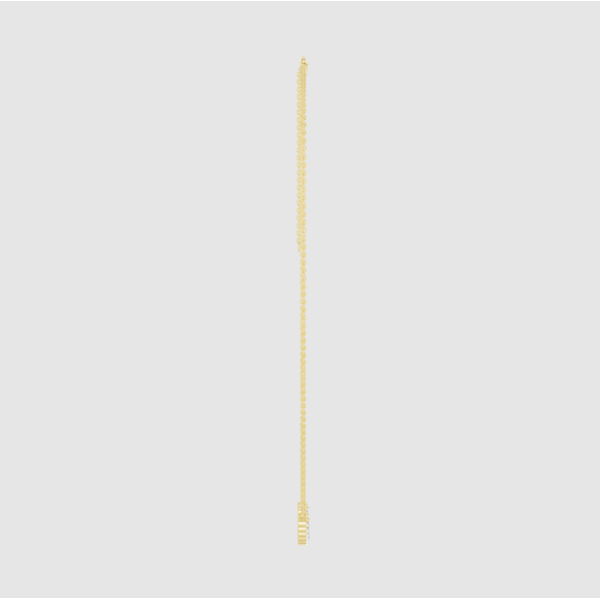 Lab Grown Graduated Diamond Curve Necklace Image 2 Elgin's Fine Jewelry Baton Rouge, LA