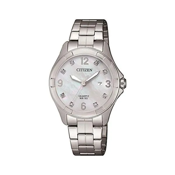 Ladies Citizen Quartz Stainless Steel Watch 001 210 01394