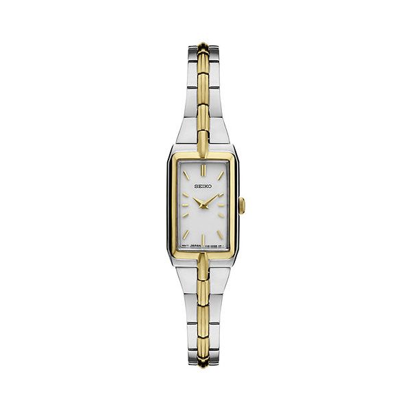 Ladies Seiko Essentials Collection Two Tone Watch Elgin's Fine Jewelry Baton Rouge, LA