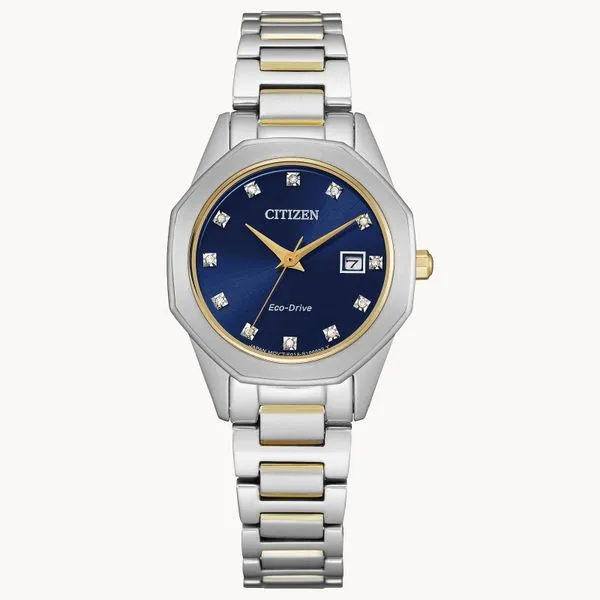 Ladies Citizen Eco-Drive Corso Collection Two Tone Watch Elgin's Fine Jewelry Baton Rouge, LA