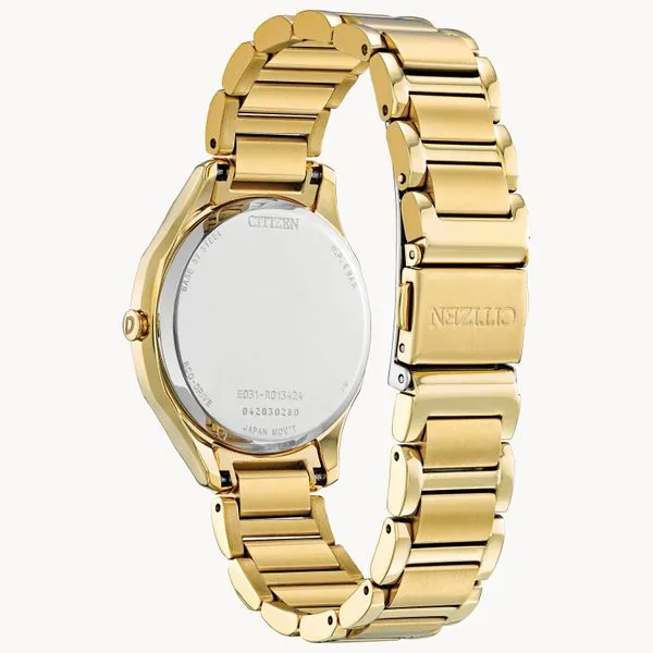 Ladies Citizen Eco-Drive Drive Collection Gold Tone Watch Image 3 Elgin's Fine Jewelry Baton Rouge, LA