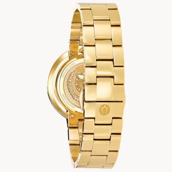 Ladies Rubaiyat Gold Tone Watch Image 3 Elgin's Fine Jewelry Baton Rouge, LA