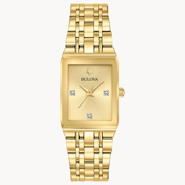 Ladies Bulova Quadra Watch Elgin's Fine Jewelry Baton Rouge, LA