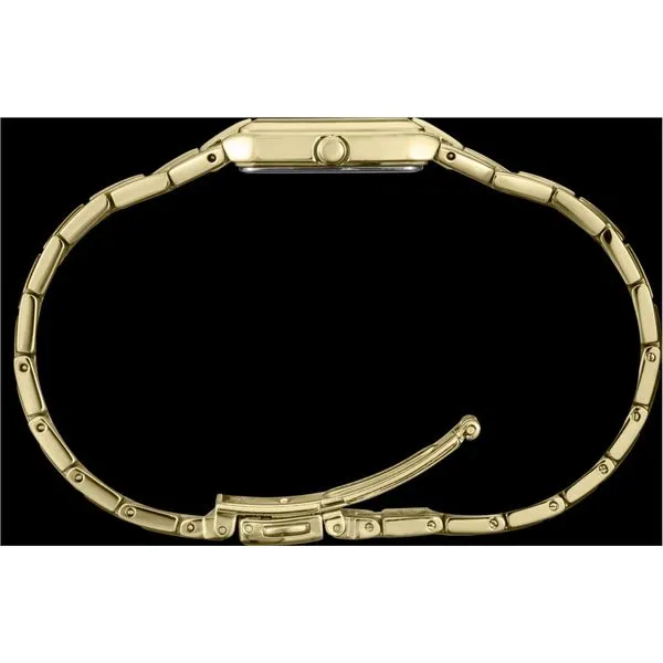 Ladies Seiko Essentials Collection Gold Tone Watch Image 2 Elgin's Fine Jewelry Baton Rouge, LA