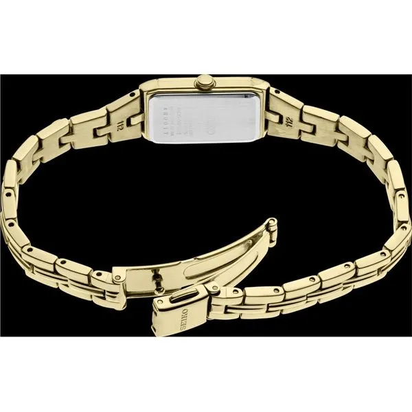 Ladies Seiko Essentials Collection Gold Tone Watch Image 3 Elgin's Fine Jewelry Baton Rouge, LA