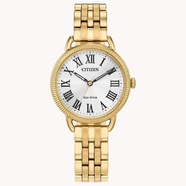 Ladies Citizen Eco-Drive Classic Coin Edge Watch Elgin's Fine Jewelry Baton Rouge, LA