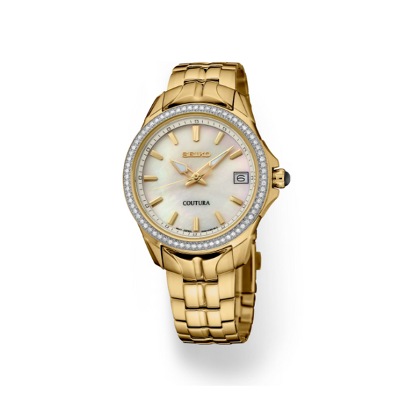 Ladies Seiko Coutura SGP Mother of Pearl Watch 001-210-01532 | Elgin's Fine Jewelry | Baton Rouge, LA Ladies Seiko Coutura SGP Mother of Pearl Watch 001-210-01532 | Elgin's Fine Jewelry | Baton Rouge, LA