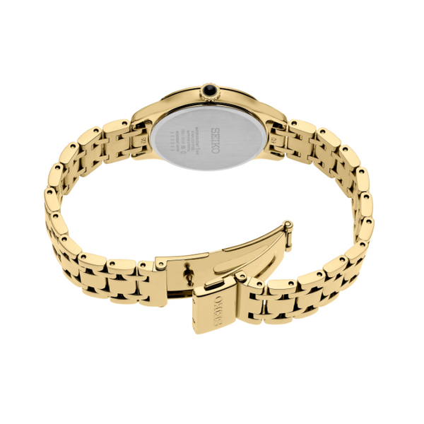 Ladies Seiko SS GP Quartz Watch Image 2 Elgin's Fine Jewelry Baton Rouge, LA