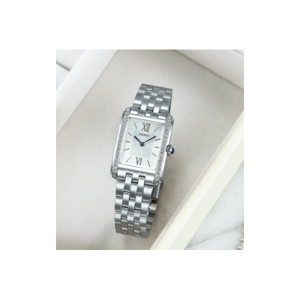 Ladies Seiko Essentials Silver Dial Watch Image 4 Elgin's Fine Jewelry Baton Rouge, LA