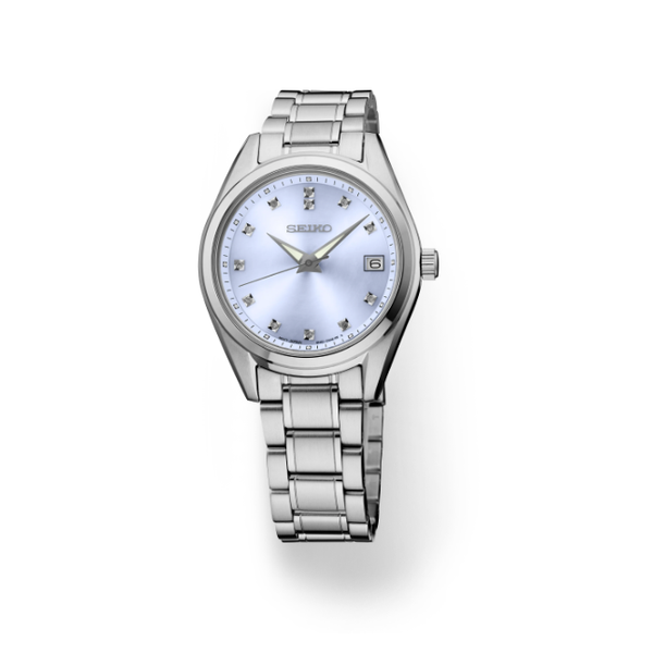 Ladies Seiko SS Quartz 32mm Watch Elgin's Fine Jewelry Baton Rouge, LA