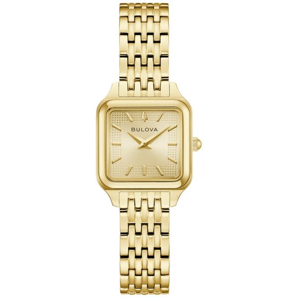 Women's Bulova Gold Tone Sutton Watch Elgin's Fine Jewelry Baton Rouge, LA