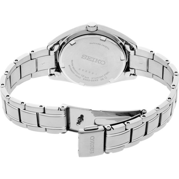 Ladies Essentials Collection Stainless Steel Quartz Watch Image 3 Elgin's Fine Jewelry Baton Rouge, LA