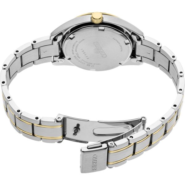 Ladies Seiko Essentials Collection Two Tone Watch Image 3 Elgin's Fine Jewelry Baton Rouge, LA