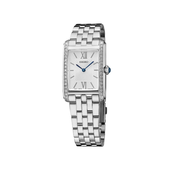 Ladies Seiko Essentials Silver Dial Watch Elgin's Fine Jewelry Baton Rouge, LA