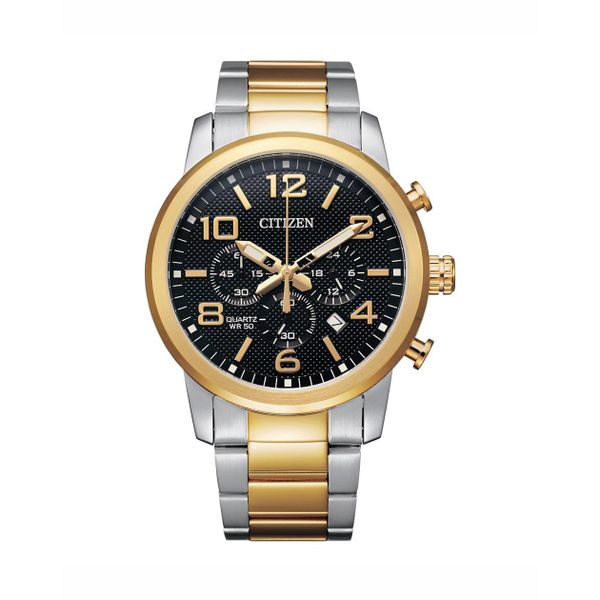 Men's Citizen Quartz Dress Collection Two Tone Watch Elgin's Fine Jewelry Baton Rouge, LA