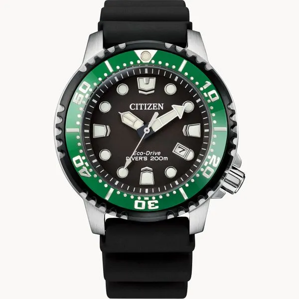 Men's Citizen Eco-Drive Promaster Diver Stainless Steel Watch Elgin's Fine Jewelry Baton Rouge, LA
