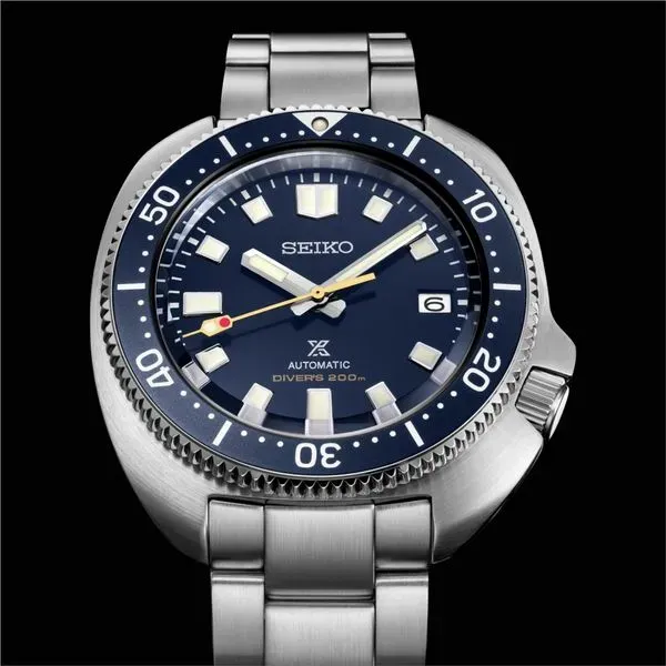 Men's Seiko Luxe 1970 Diver's Watch Limited Edition Image 4 Elgin's Fine Jewelry Baton Rouge, LA