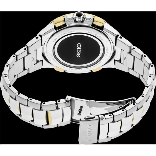 Men's Seiko Coutura Collection Radio Sync Two Tone Watch Image 2 Elgin's Fine Jewelry Baton Rouge, LA
