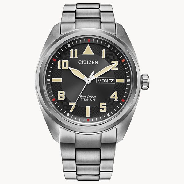 Men's Citizen Eco-Drive Garrison Super Titanium Watch Elgin's Fine Jewelry Baton Rouge, LA