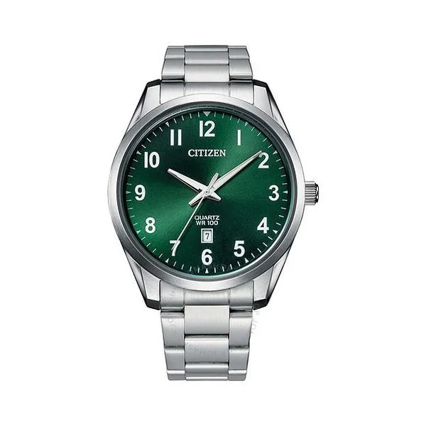 Men's Citizen Quartz Dress Collection Stainless Steel Watch Elgin's Fine Jewelry Baton Rouge, LA