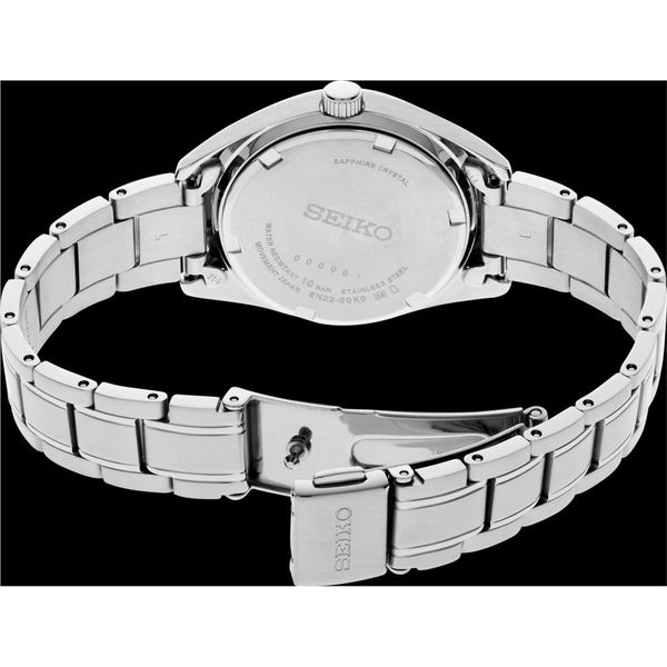 Men's Essentials Collection Stainless Steel Quartz Watch Image 3 Elgin's Fine Jewelry Baton Rouge, LA